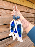 Handmade Ceramic Fish Wall Hanging Set of 3